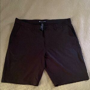Travis Matthew Black Flat Front Shorts